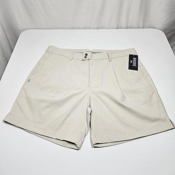 Rhone 7" Golf Tour Shorts Mens Size 35 Sandstone (Msrp $108.00) - Picture 2 of 7
